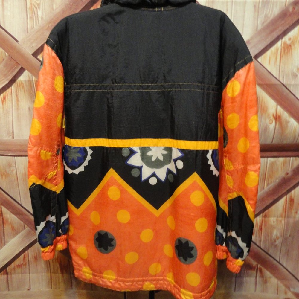HEAD Sports Wear Colorful 1/4 Zip Pullover Windbreaker~90 style~ - Picture 2 of 10